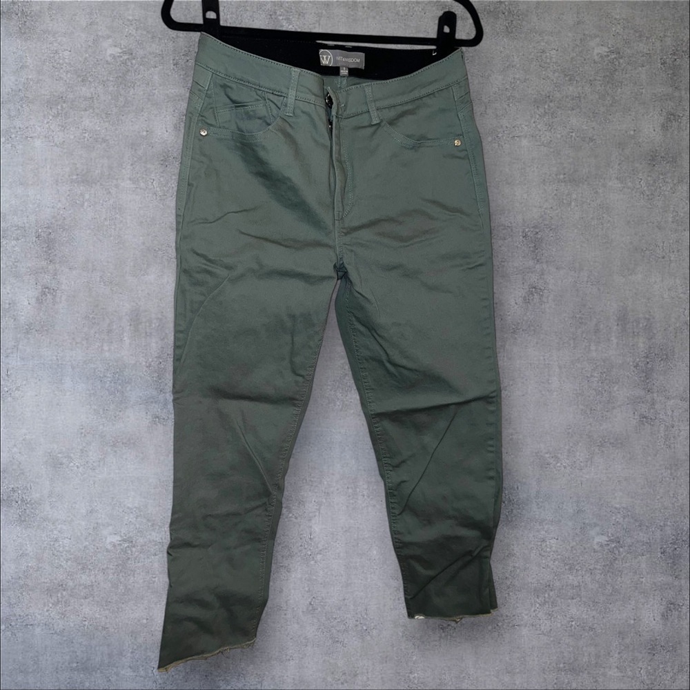 Wit &‎ wisdom Green Pants NWOT